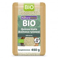 NaturaVena - Quinoa biała (komosa ryżowa) bezglutenowa BIO 450g
