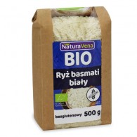 NaturaVena - Ryż basmati biały bezglutenowy BIO 500g