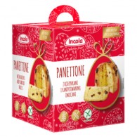 Incola - Bezglutenowe Panettone z rodzynkami i kandyzowanymi owocami 210g