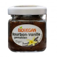 Biovegan - Wanilia bourbon mielona BIO (w szklanym słoiku) 15g