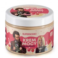 Supersonic  - Krem orzechowy o smaku białej czekolady z malinami 250g