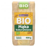 NaturaVena - Mąka kukurydziana BIO 400g (krótki termin)