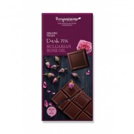 BioBenjamin - Bezglutenowa czekolada gorzka wegańska z olejkiem różanym BIO 70g