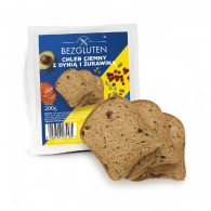 Bezgluten - Bezglutenowy chleb ciemny z dynią i żurawiną 200g